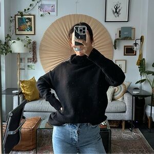 Aritzia Black Turtleneck Sweater